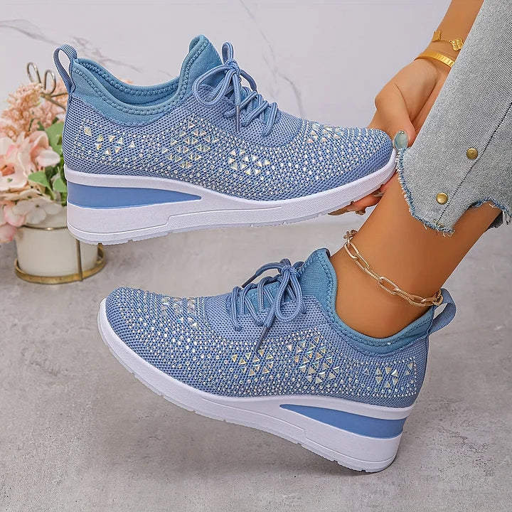 TUYANA | Supportive Orthopedic Sneakers with Sparkle Accents