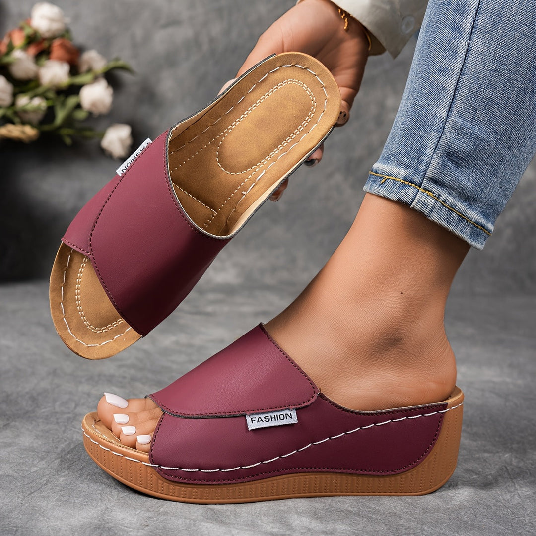 ELISE | Orthopedic Wedge Slip-On Sandals