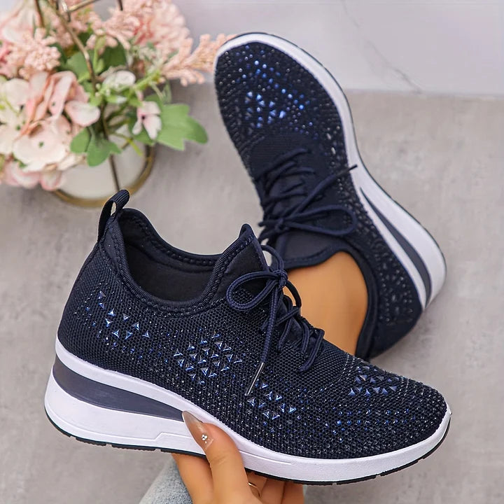 TUYANA | Supportive Orthopedic Sneakers with Sparkle Accents