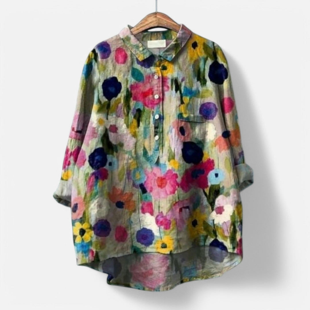 MAIREN | Floral Blouse