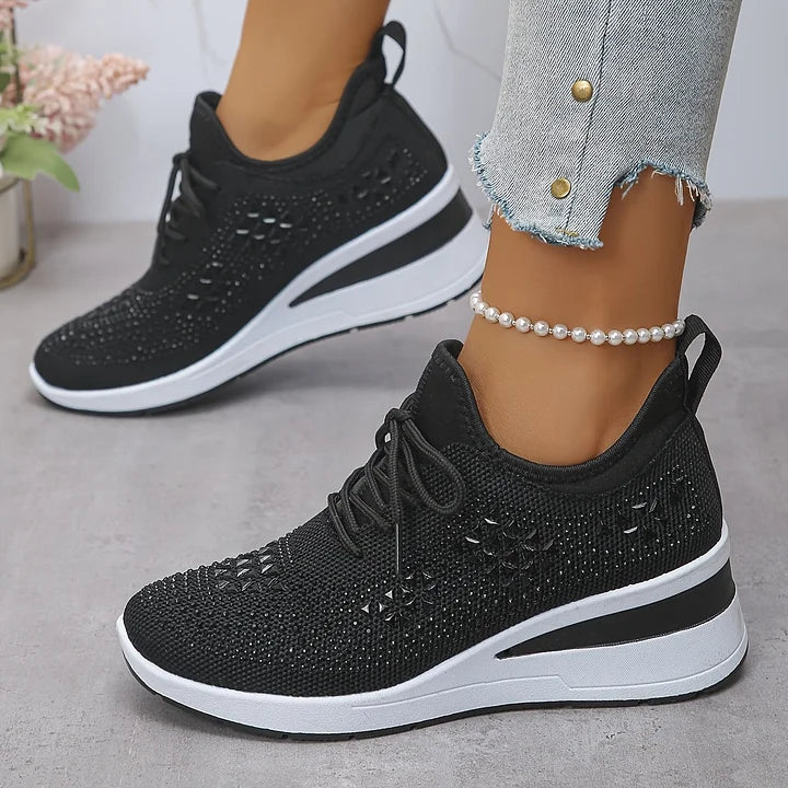 TUYANA | Supportive Orthopedic Sneakers with Sparkle Accents