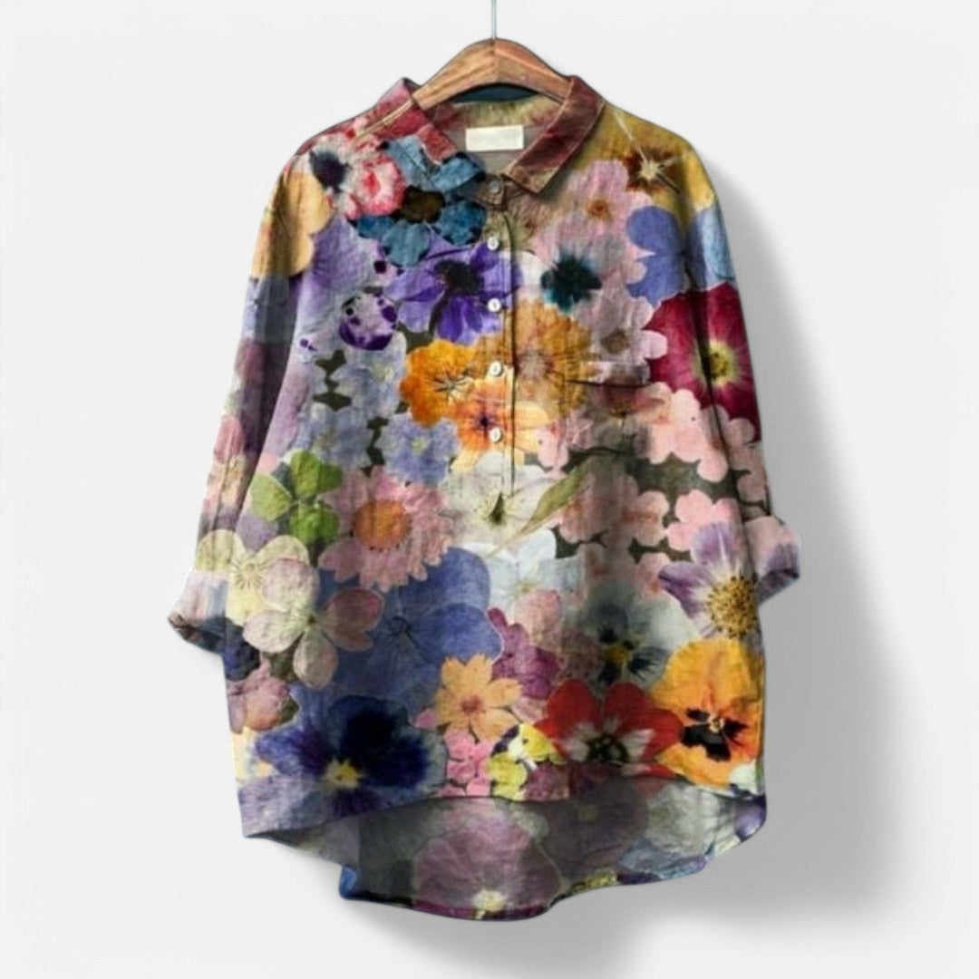 MAIREN | Floral Blouse