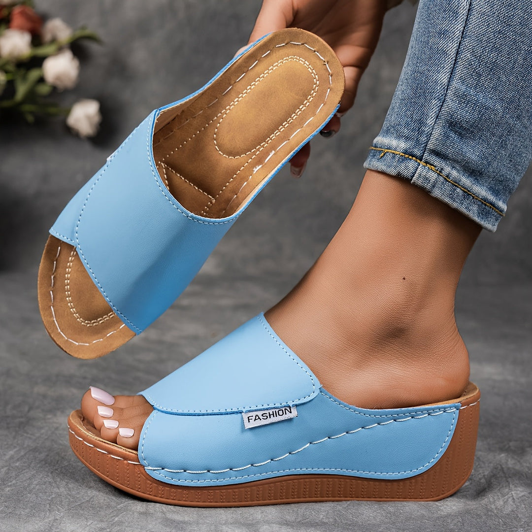 ELISE | Orthopedic Wedge Slip-On Sandals