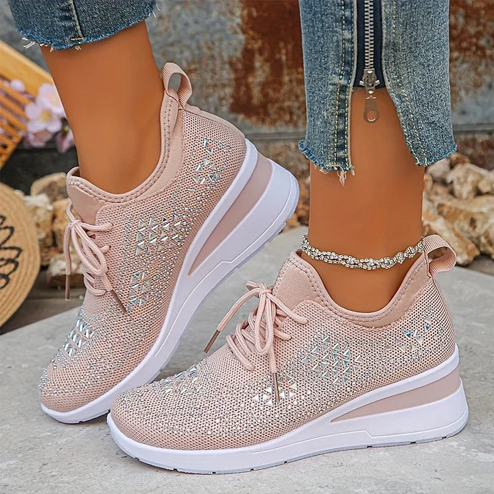 TUYANA | Supportive Orthopedic Sneakers with Sparkle Accents