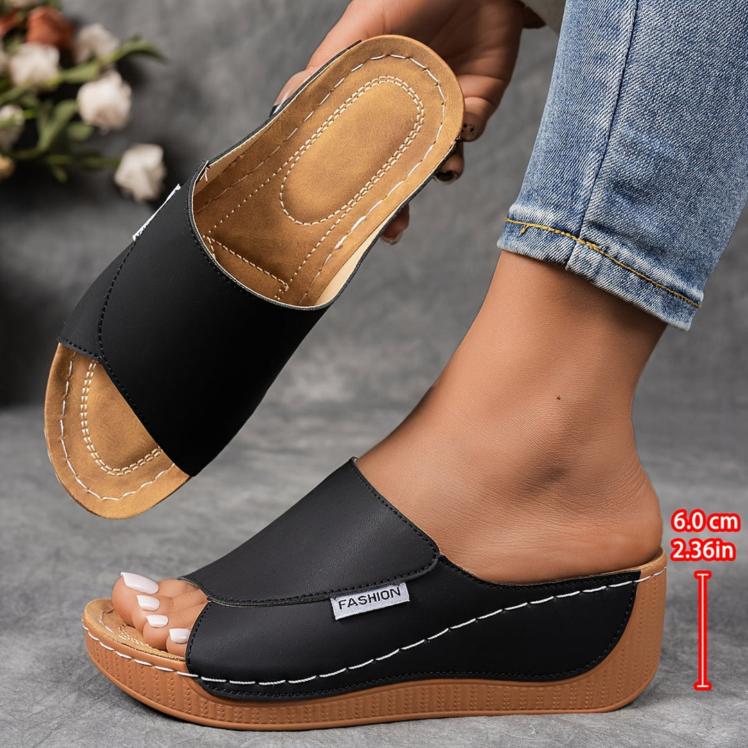 ELISE | Orthopedic Wedge Slip-On Sandals