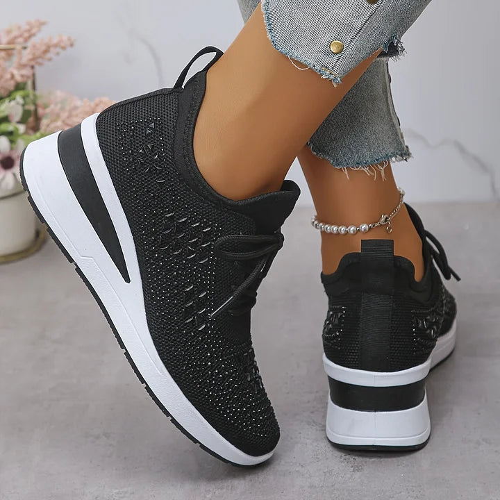 TUYANA | Supportive Orthopedic Sneakers with Sparkle Accents