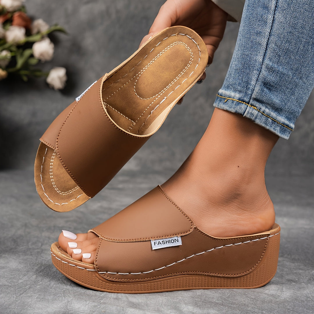 ELISE | Orthopedic Wedge Slip-On Sandals