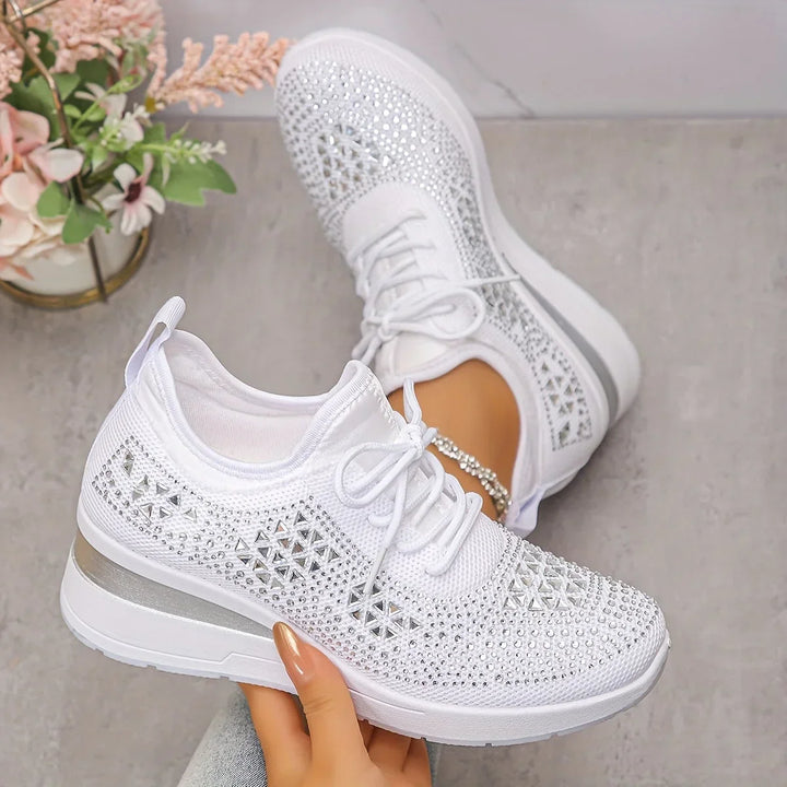 TUYANA | Supportive Orthopedic Sneakers with Sparkle Accents