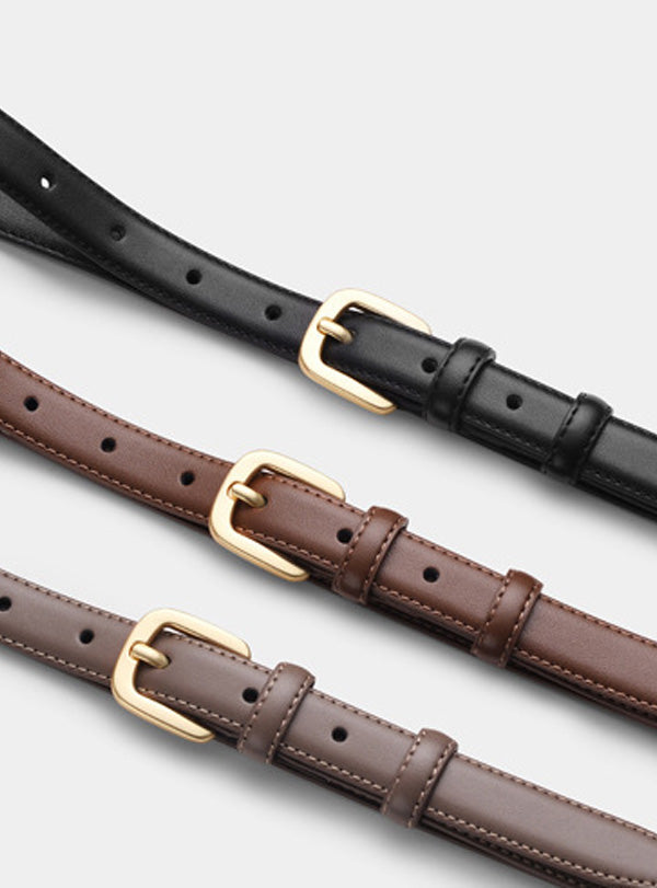 Elora | Slim Leather Belt