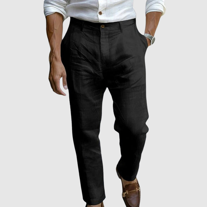 MORETTI | Premium Linen Trousers for Effortless Summer Elegance