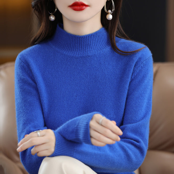 Elara | Cozy High-Neck Knit Sweater