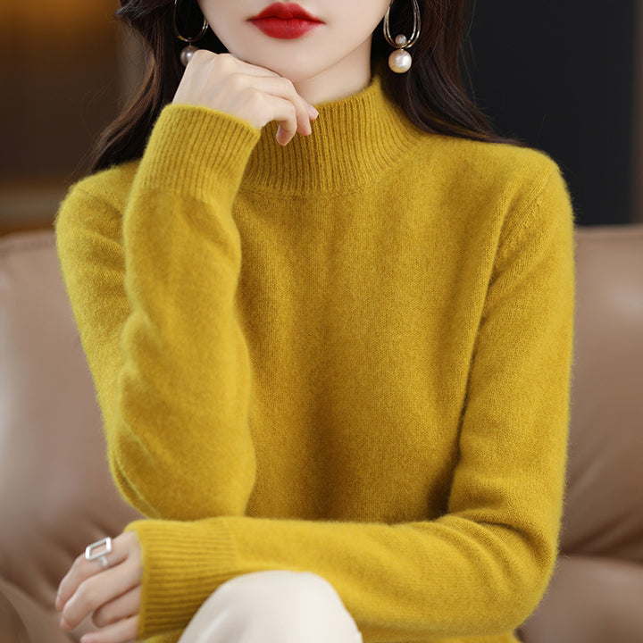 Elara | Cozy High-Neck Knit Sweater