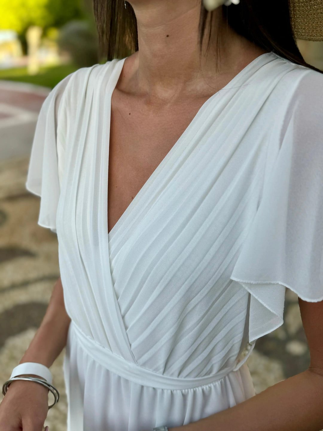 NINA | Elegant pleated dress for weddings & celebrations