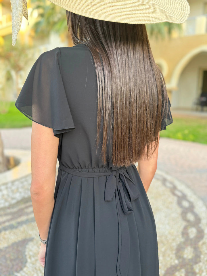 NINA | Elegant pleated dress for weddings & celebrations