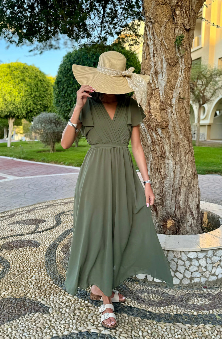 NINA | Elegant pleated dress for weddings & celebrations