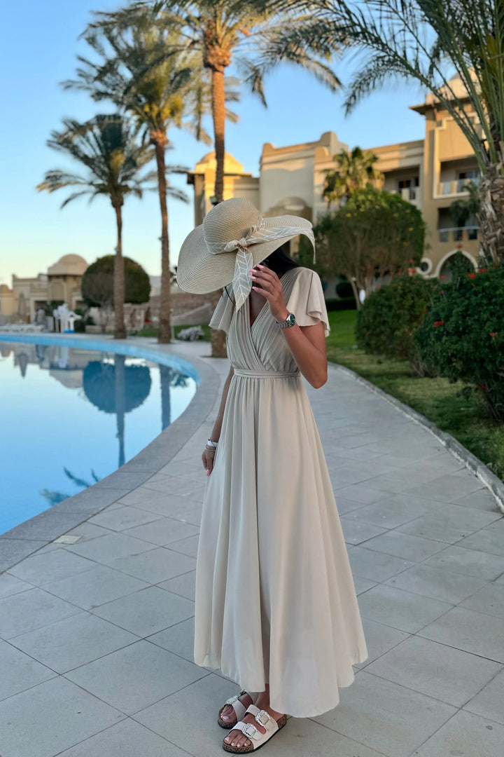 NINA | Elegant pleated dress for weddings & celebrations