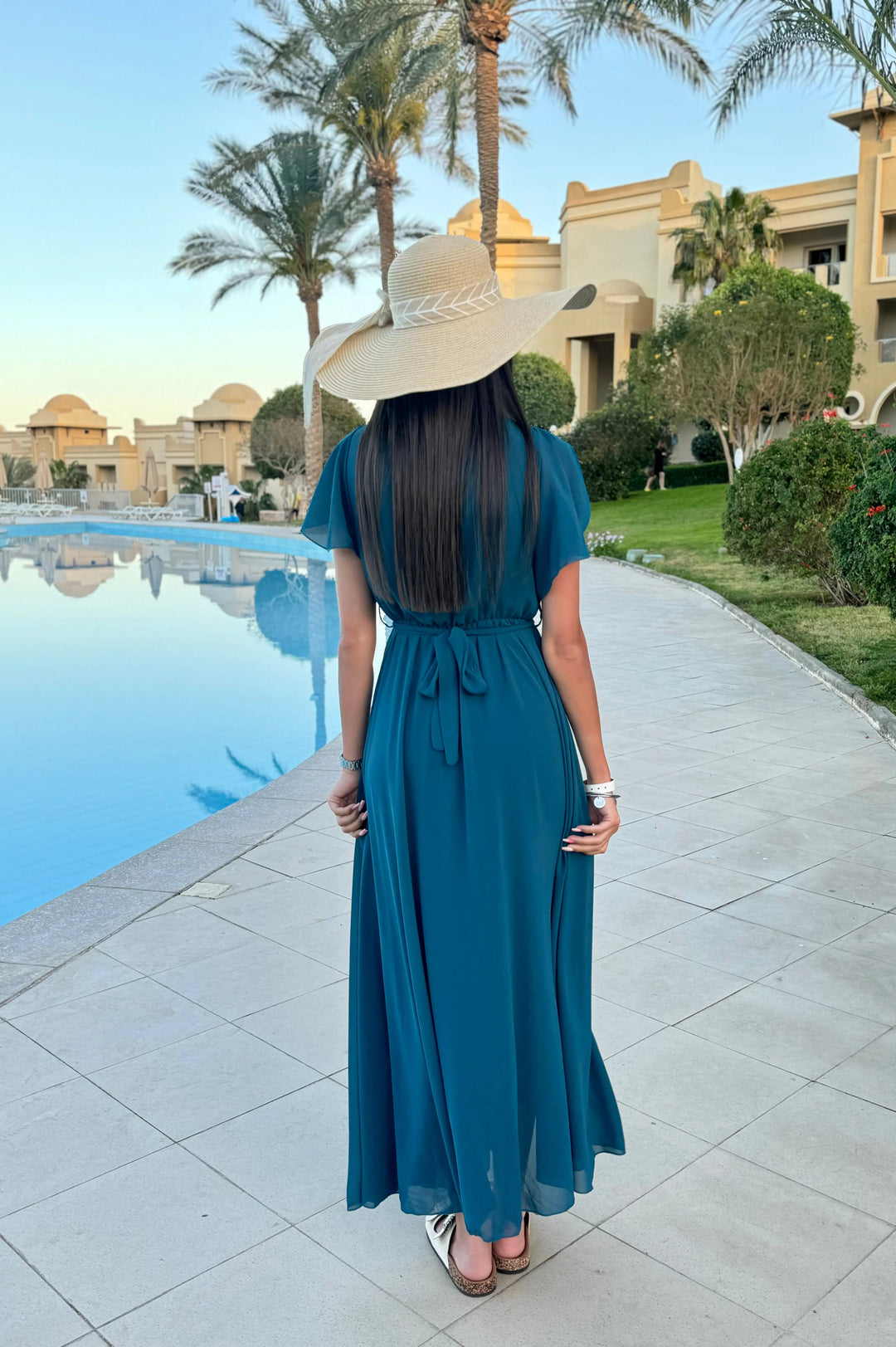 NINA | Elegant pleated dress for weddings & celebrations