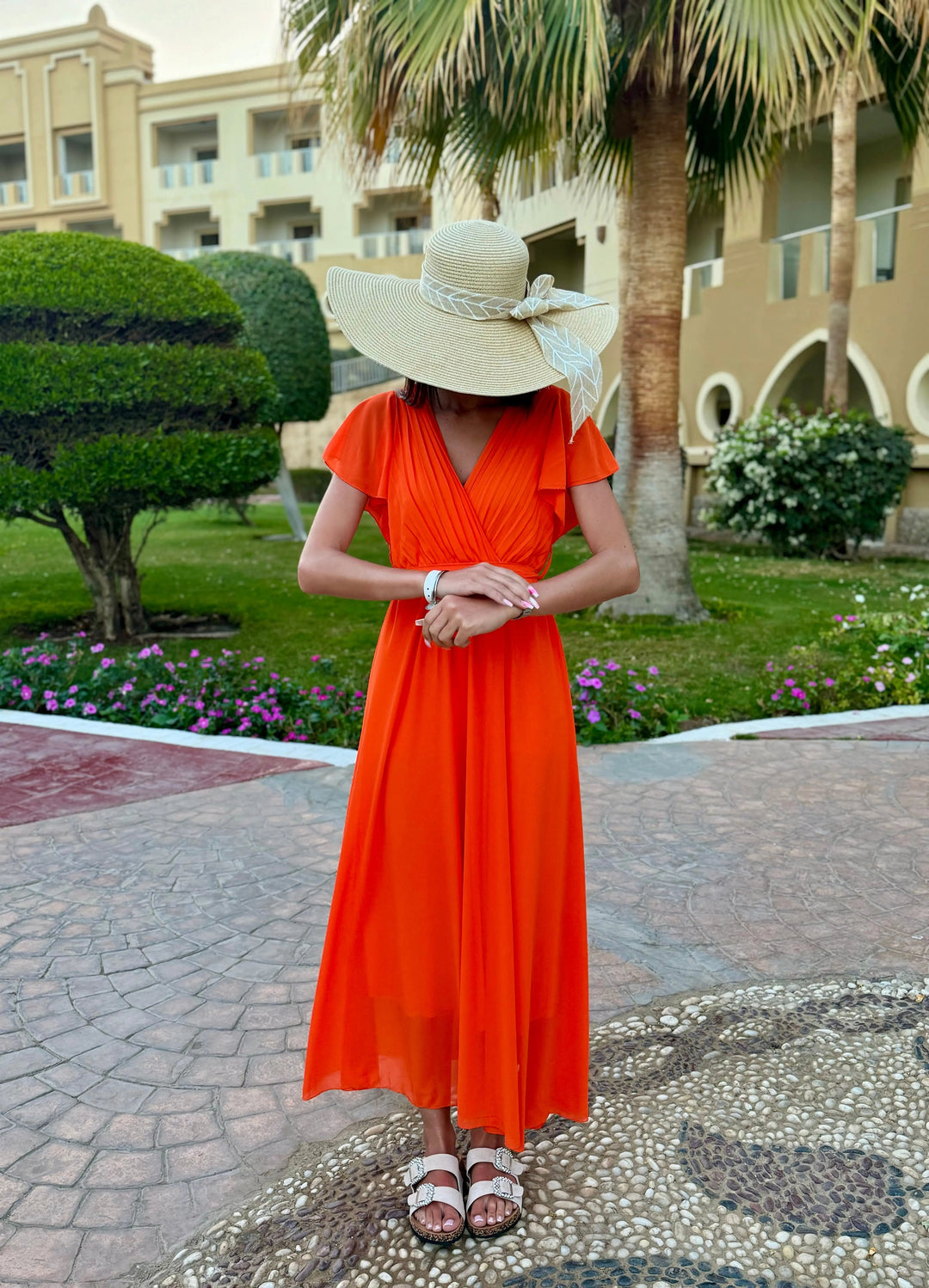 NINA | Elegant pleated dress for weddings & celebrations