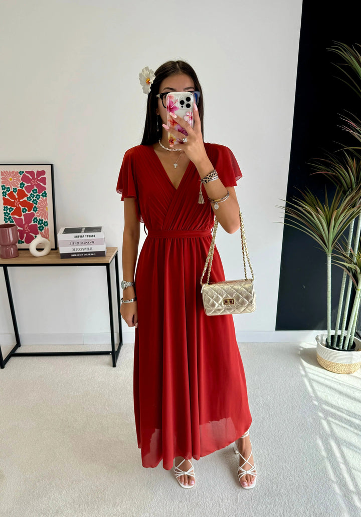 NINA | Elegant pleated dress for weddings & celebrations