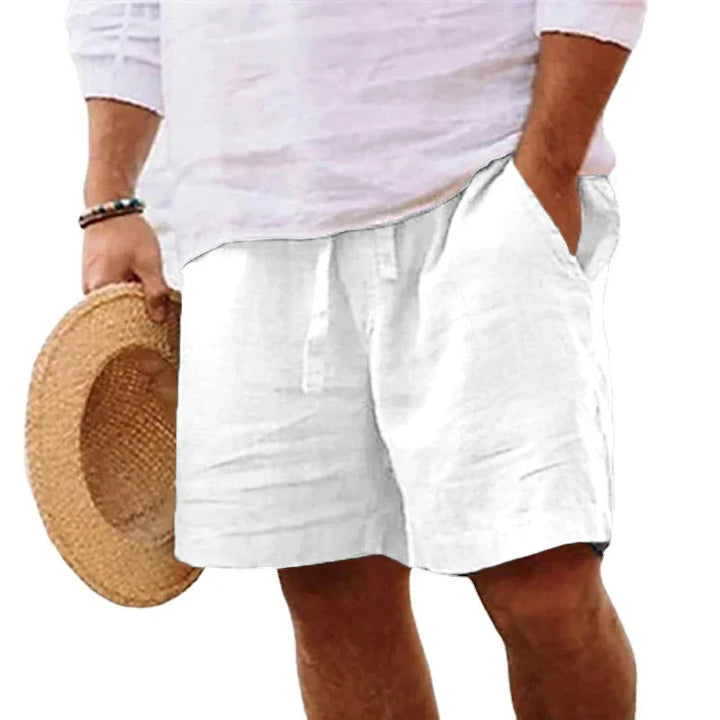 LEVANO | Linen Beach Shorts