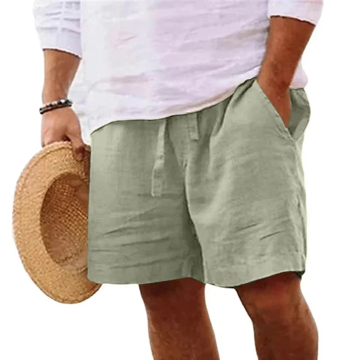 LEVANO | Linen Beach Shorts