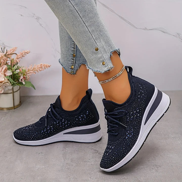 TUYANA | Supportive Orthopedic Sneakers with Sparkle Accents