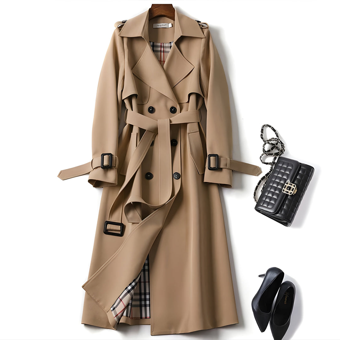 Vespera Rouge | Elegant Trenchcoat