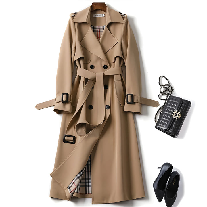 Vespera Rouge | Elegant Trenchcoat
