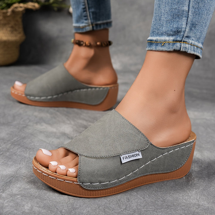 ELISE | Orthopedic Wedge Slip-On Sandals