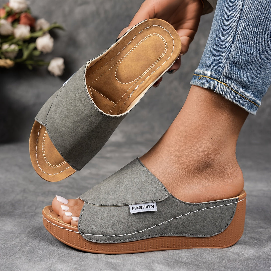 ELISE | Orthopedic Wedge Slip-On Sandals