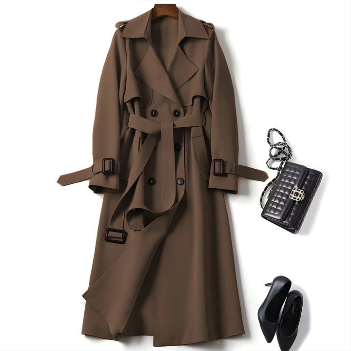 Vespera Rouge | Elegant Trenchcoat