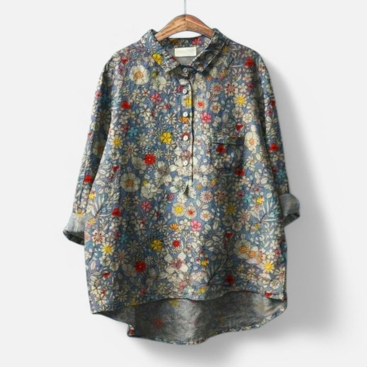 MAIREN | Floral Blouse