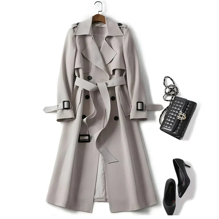 Vespera Rouge | Elegant Trenchcoat