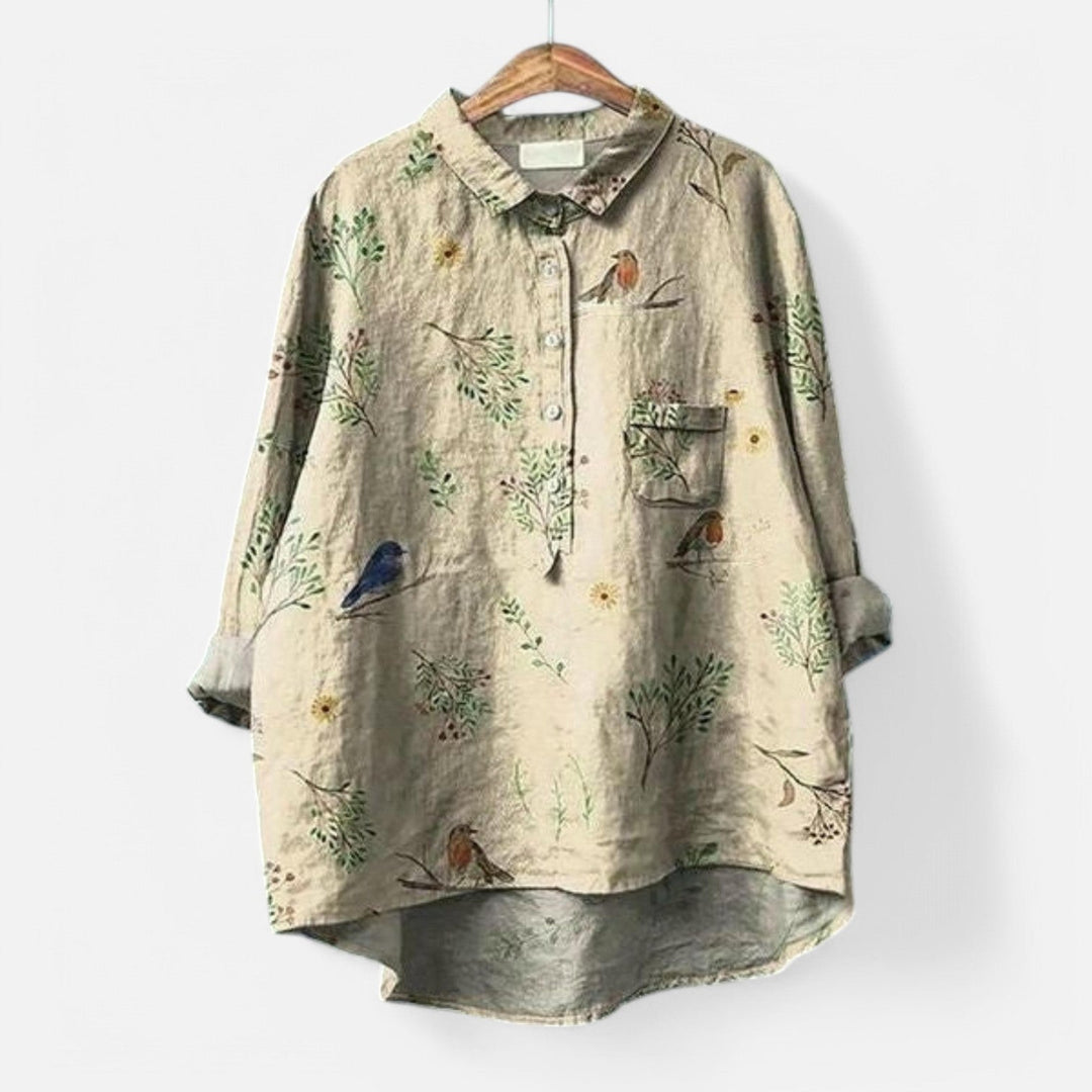 MAIREN | Floral Blouse