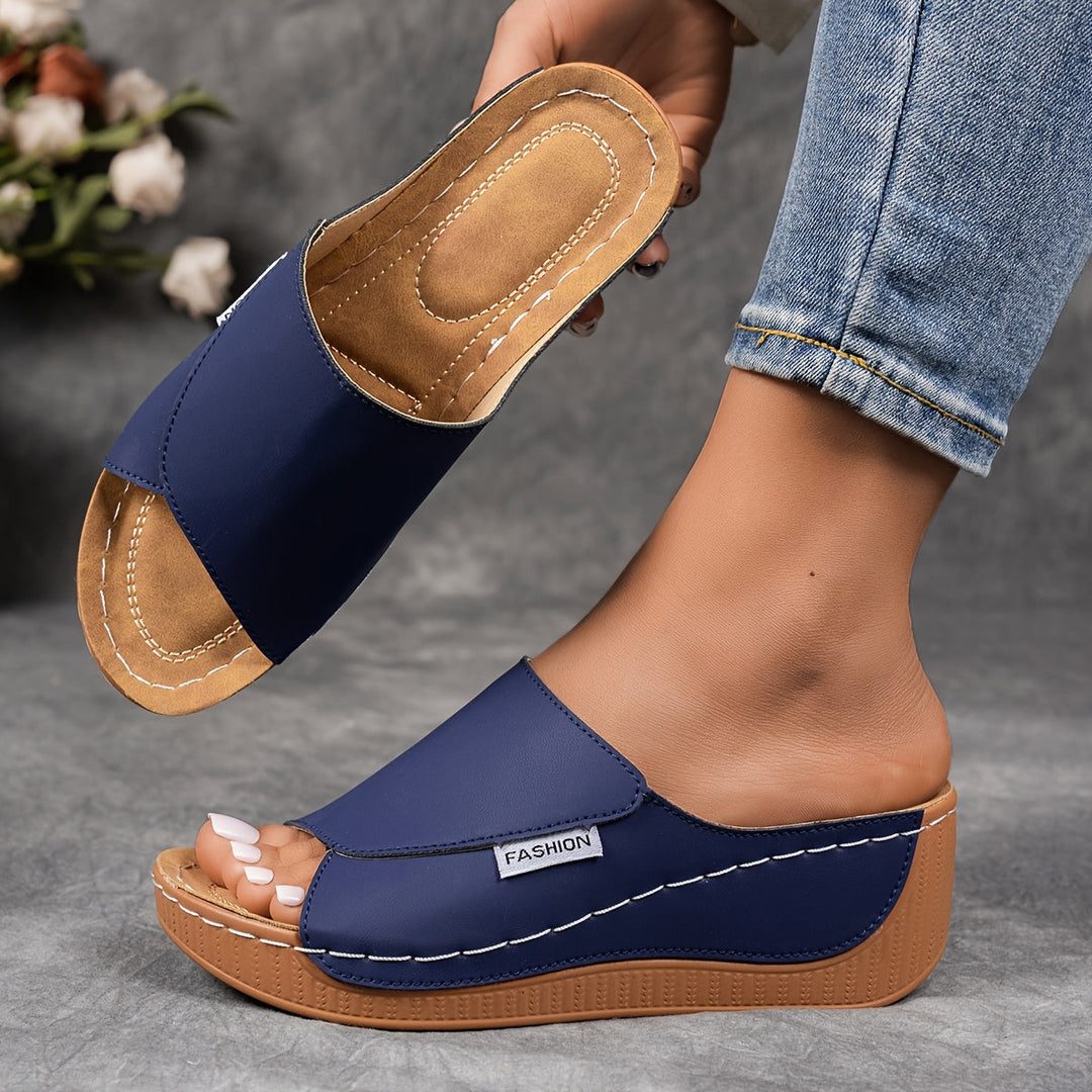 ELISE | Orthopedic Wedge Slip-On Sandals