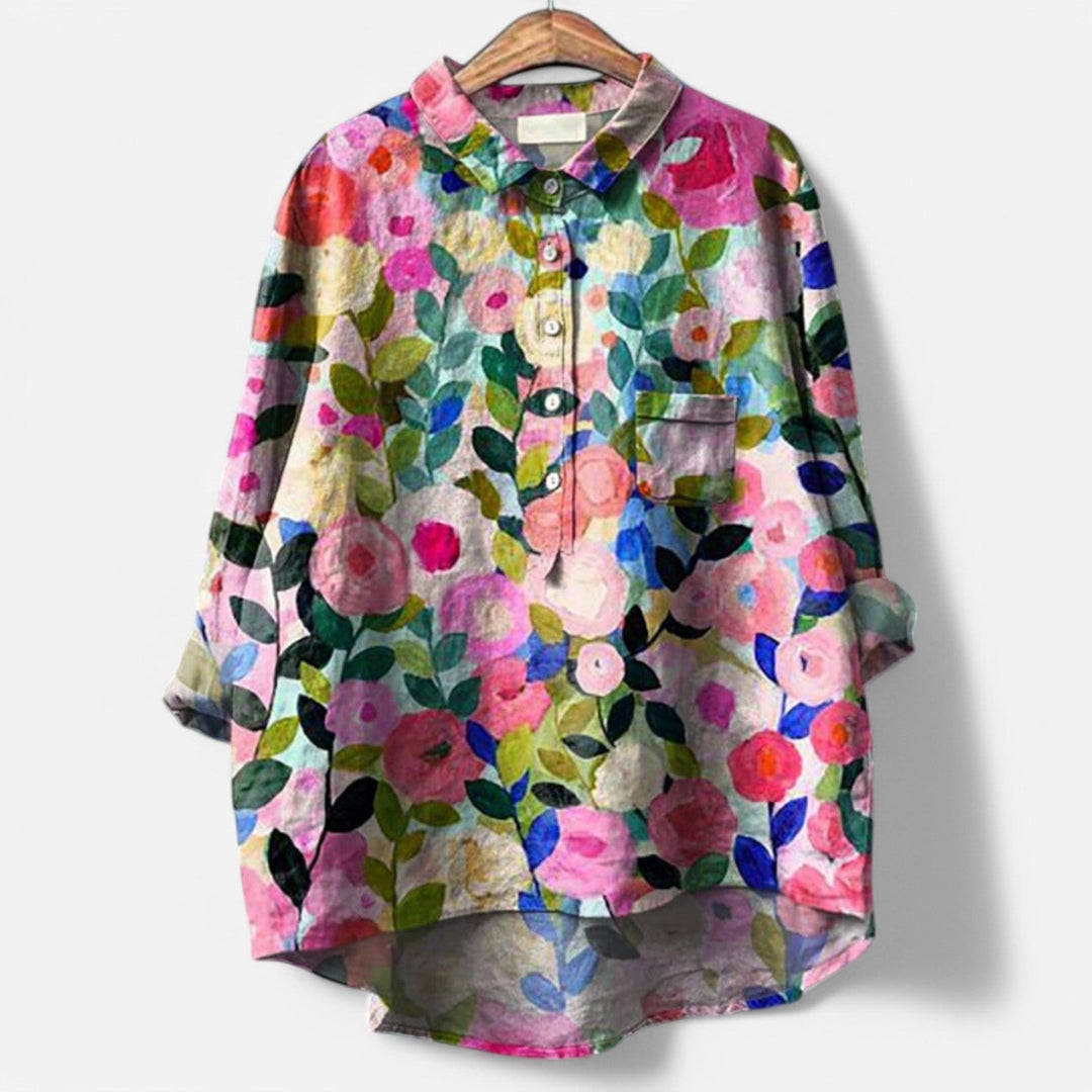 MAIREN | Floral Blouse