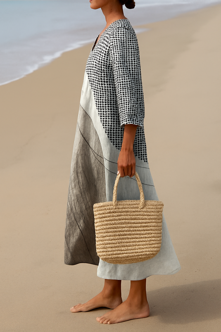 ARDEA | Flowing Cotton Blend Dress