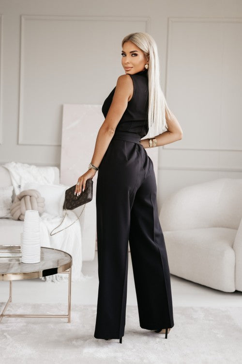 AMARA | Sleeveless Wrap Jumpsuit