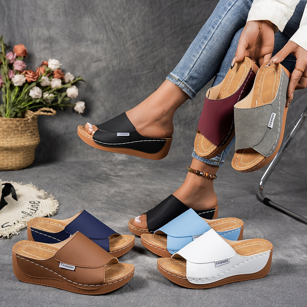 ELISE | Orthopedic Wedge Slip-On Sandals