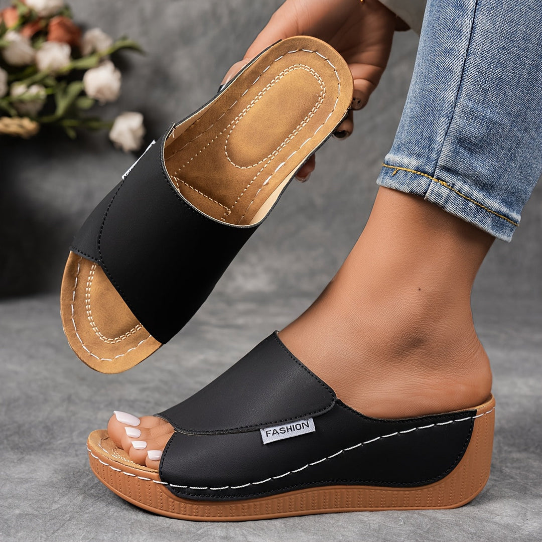 ELISE | Orthopedic Wedge Slip-On Sandals