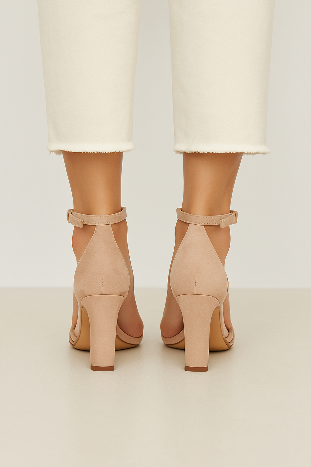 ALVINA | Patchwork Sandals with Round Toe & Low Heel