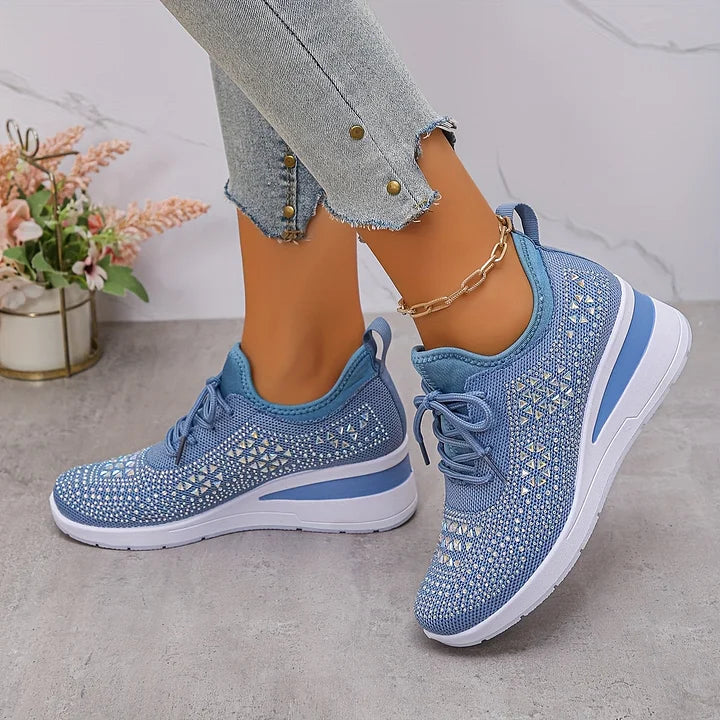 TUYANA | Supportive Orthopedic Sneakers with Sparkle Accents