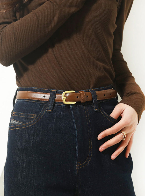 Elora | Slim Leather Belt