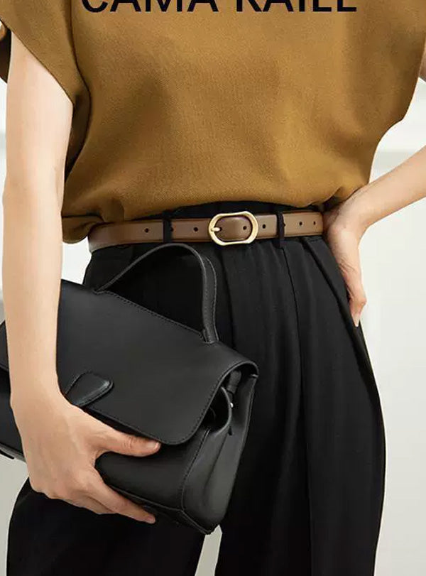Noelle | Oval Buckle Belt