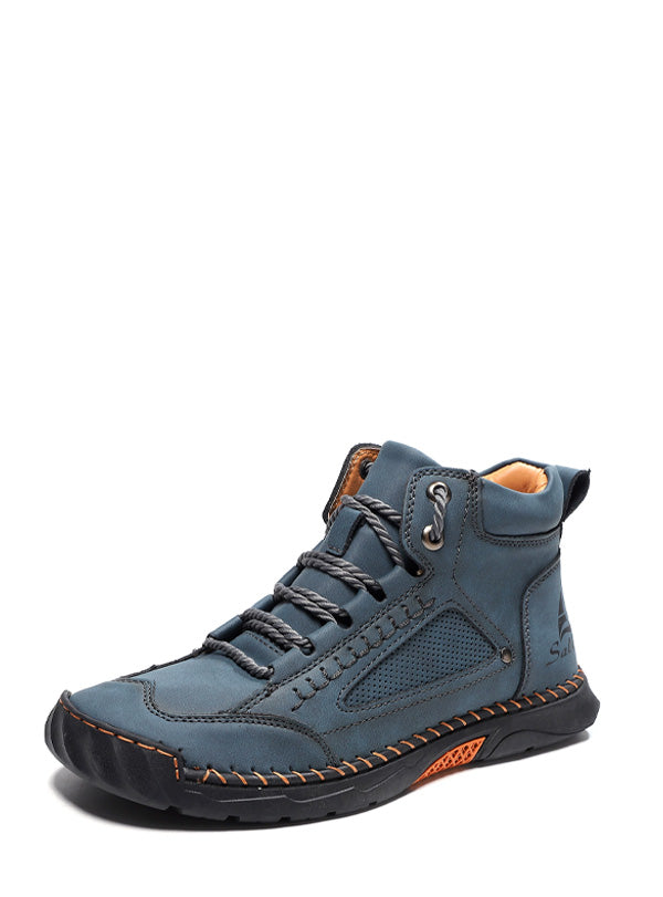 SALKIN | LEATHER HIGH-TOP SHOES