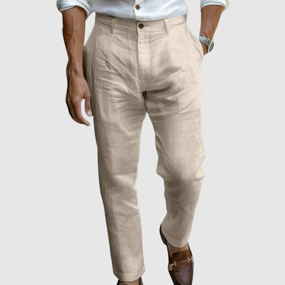 MORETTI | Premium Linen Trousers for Effortless Summer Elegance