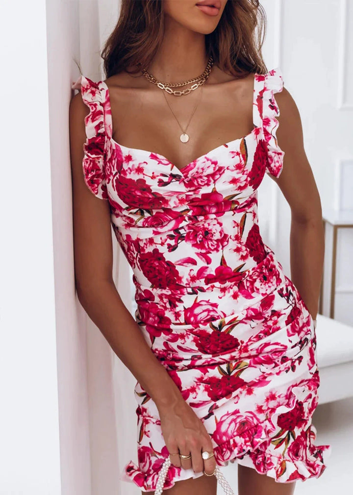 AURA | Elegant Floral Dress