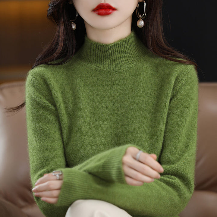 Elara | Cozy High-Neck Knit Sweater