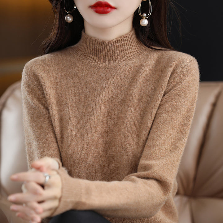 Elara | Cozy High-Neck Knit Sweater