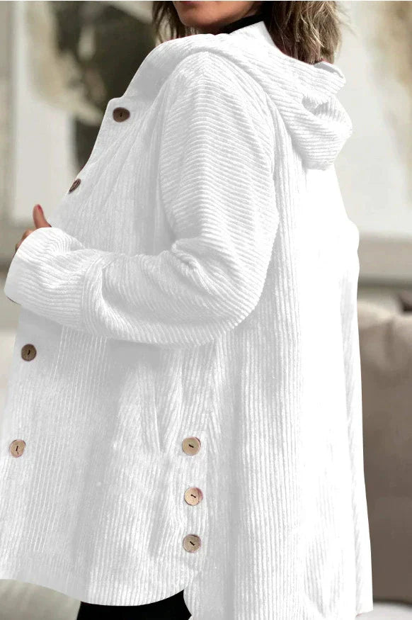 Cordia | Cozy Corduroy Hooded Jacket